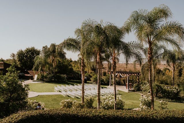 ceremony site at Grove of Redlands