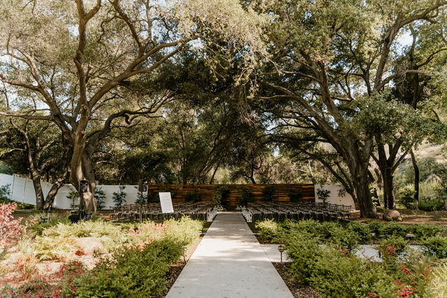 Temecula wedding venue. The Oaks ceremony site